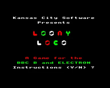 Looney Loco (19xx)(Kansas City)[LOONEY.L] screen shot title